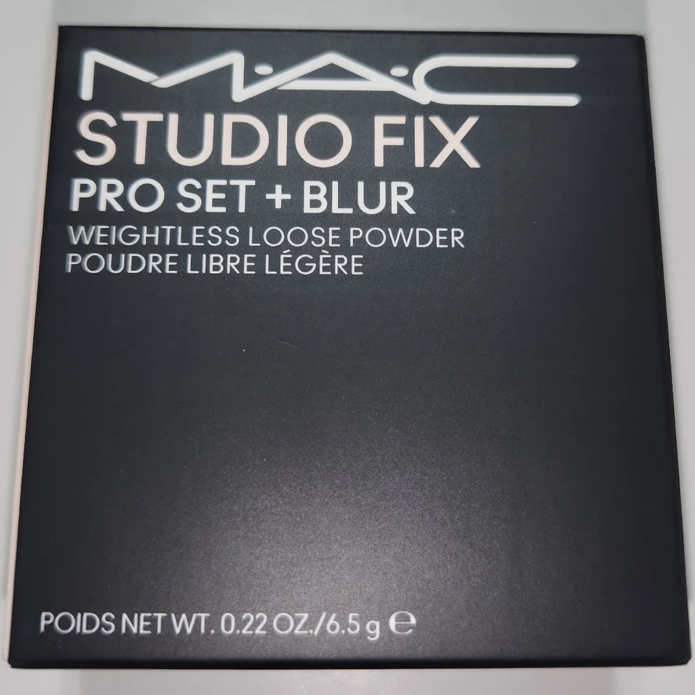MAC Rosy Pink Studio Fix Pro Set + Blur Weightless Loose Powder